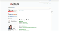 Desktop Screenshot of ipwiki.de